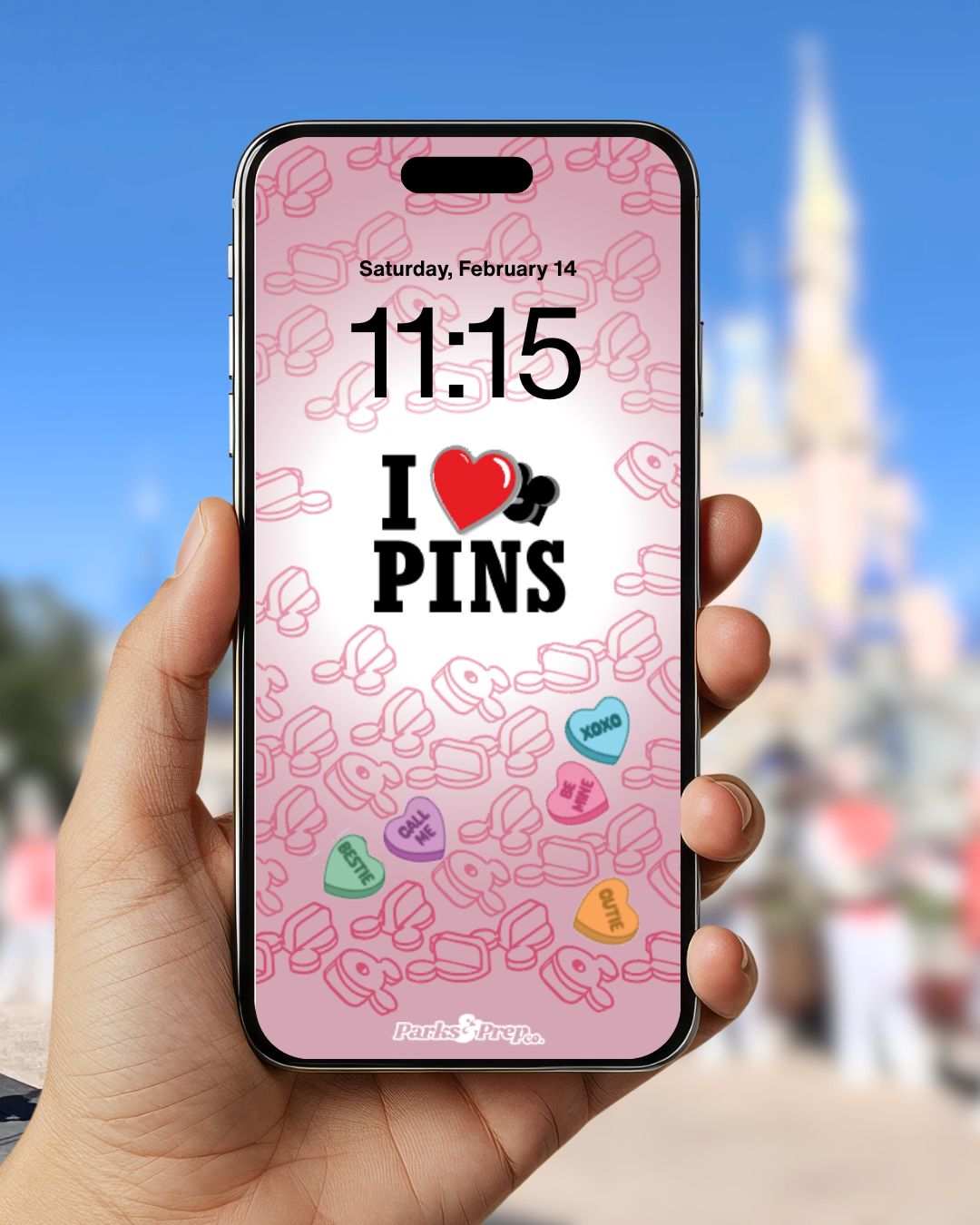 Free Valentine's Day Mobile Background