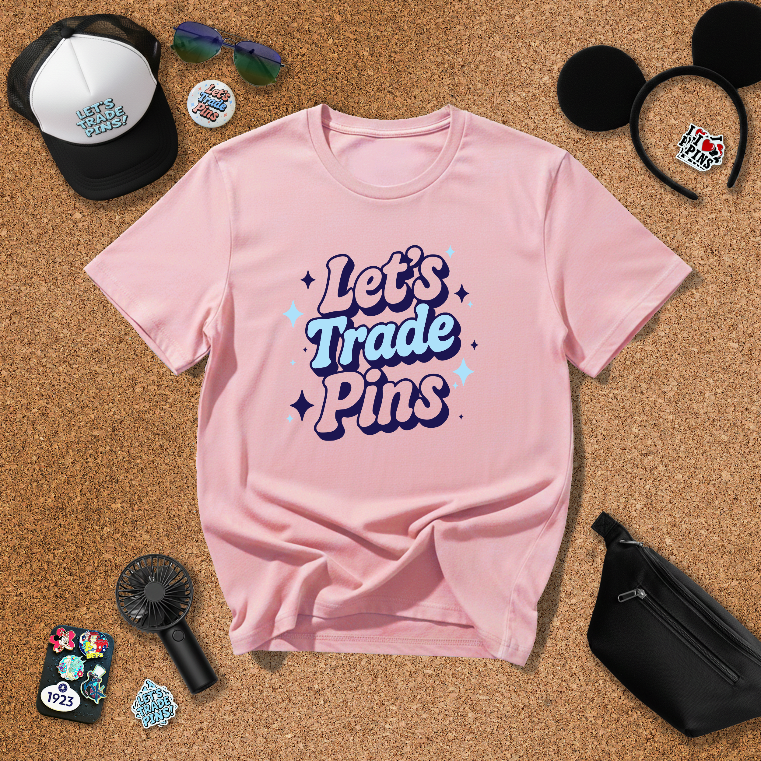 Pin Trading-Inspired Tees