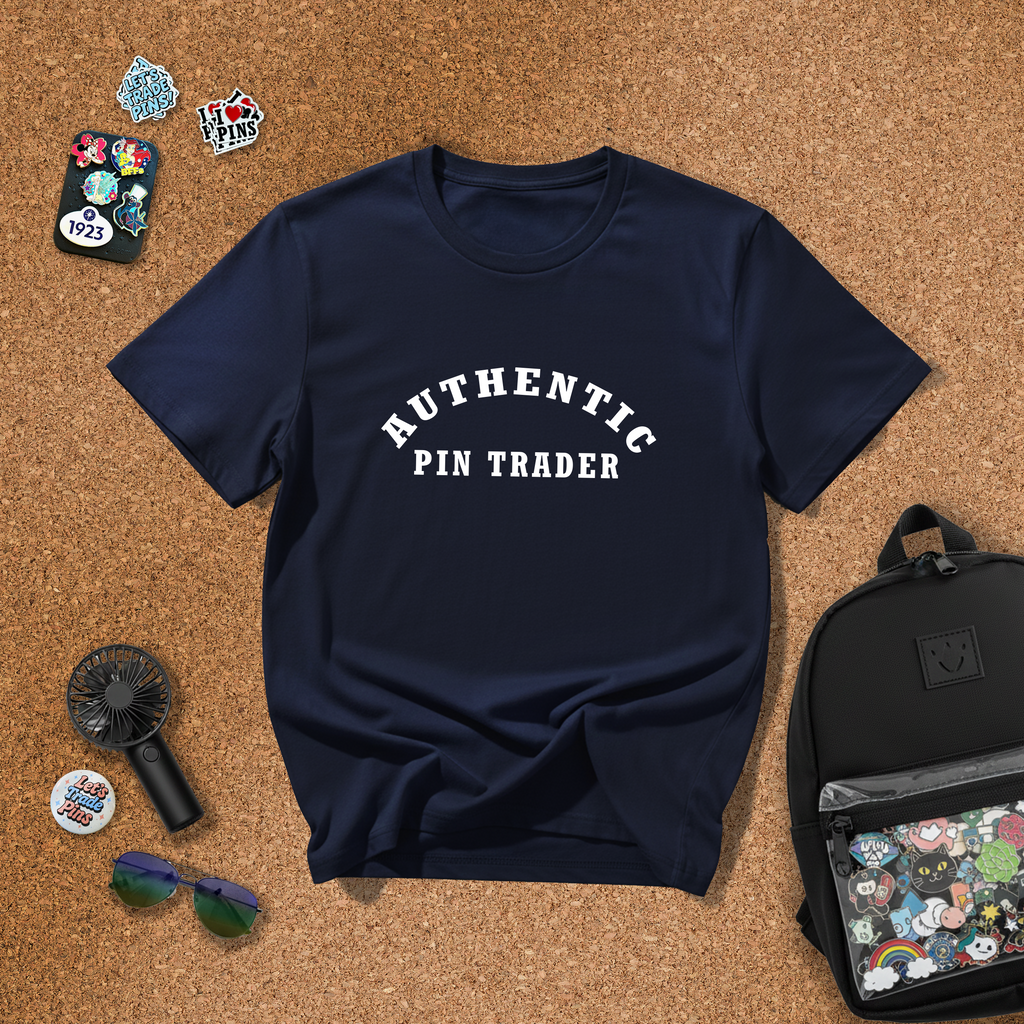 Authentic Pin Trader Collegiate Inspired T-Shirt for Pin Traders