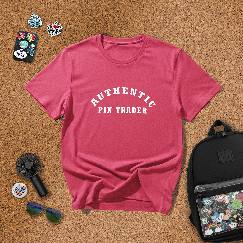 Authentic Pin Trader Collegiate Inspired T-Shirt for Pin Traders