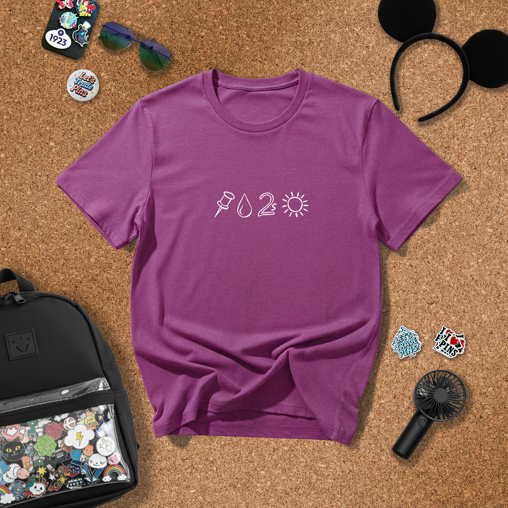 Pin Drop Tuesday Pictograph T-Shirt for Pin Traders