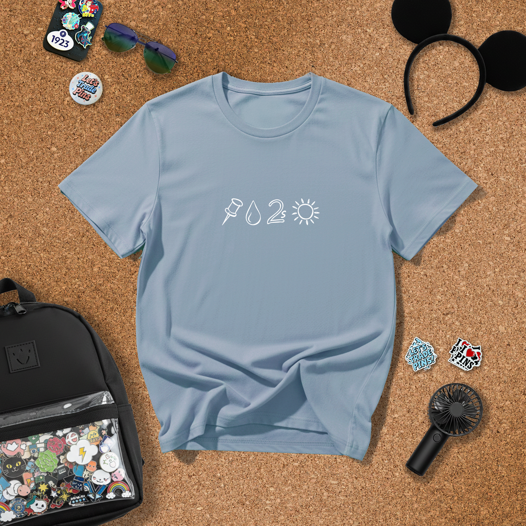 Pin Drop Tuesday Pictograph T-Shirt for Pin Traders