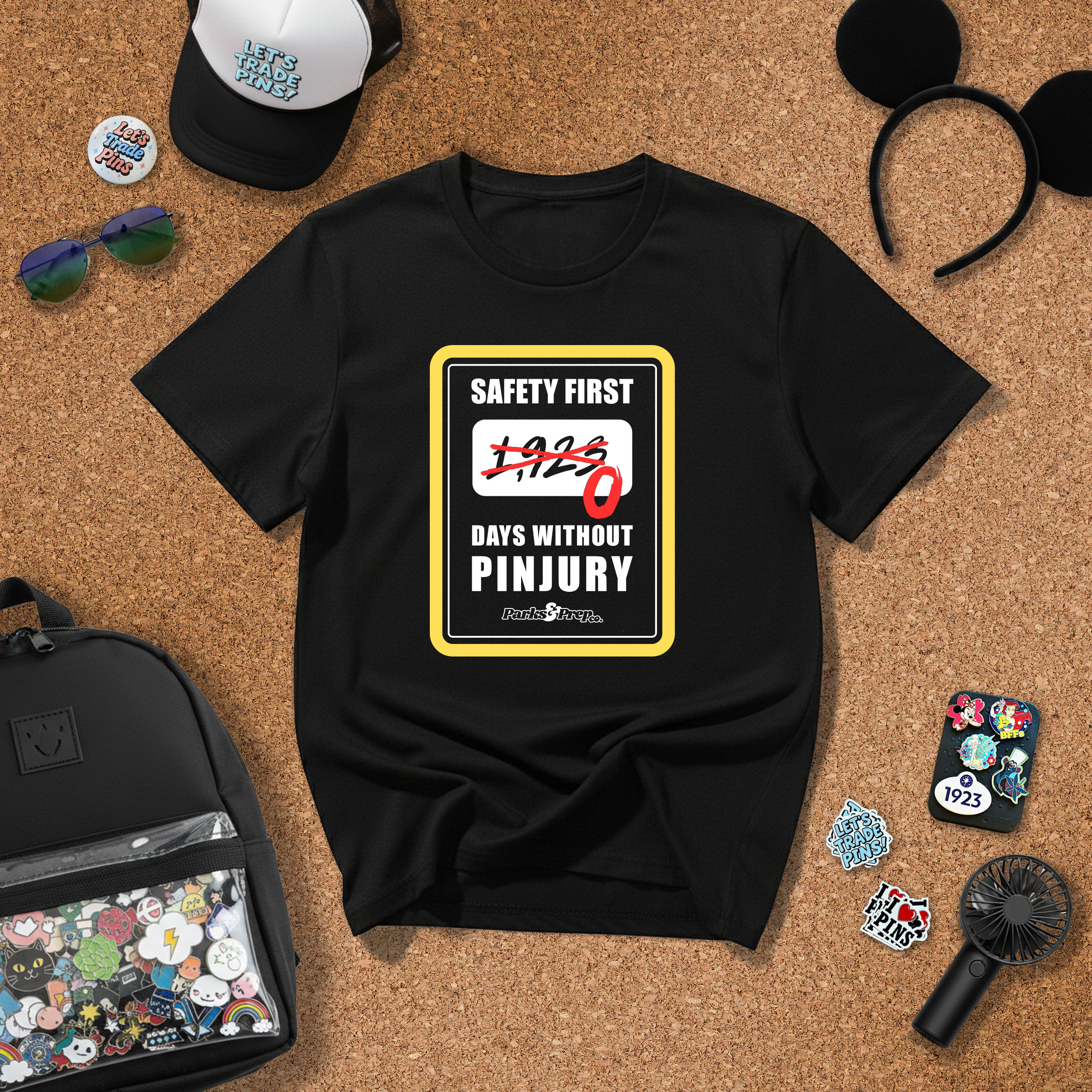Pinjury Graphic Tee for Pin Traders