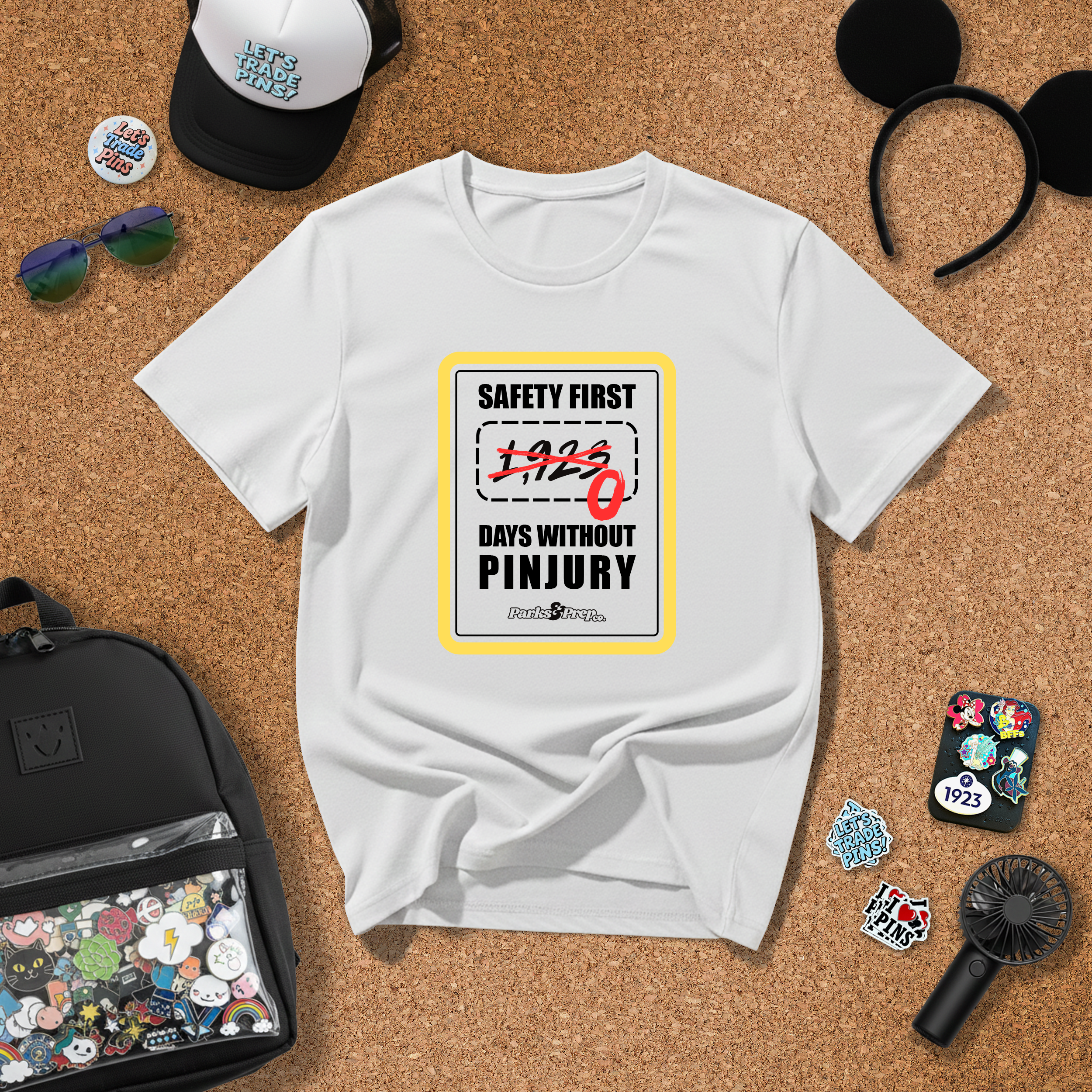 Pinjury Graphic Tee for Pin Traders