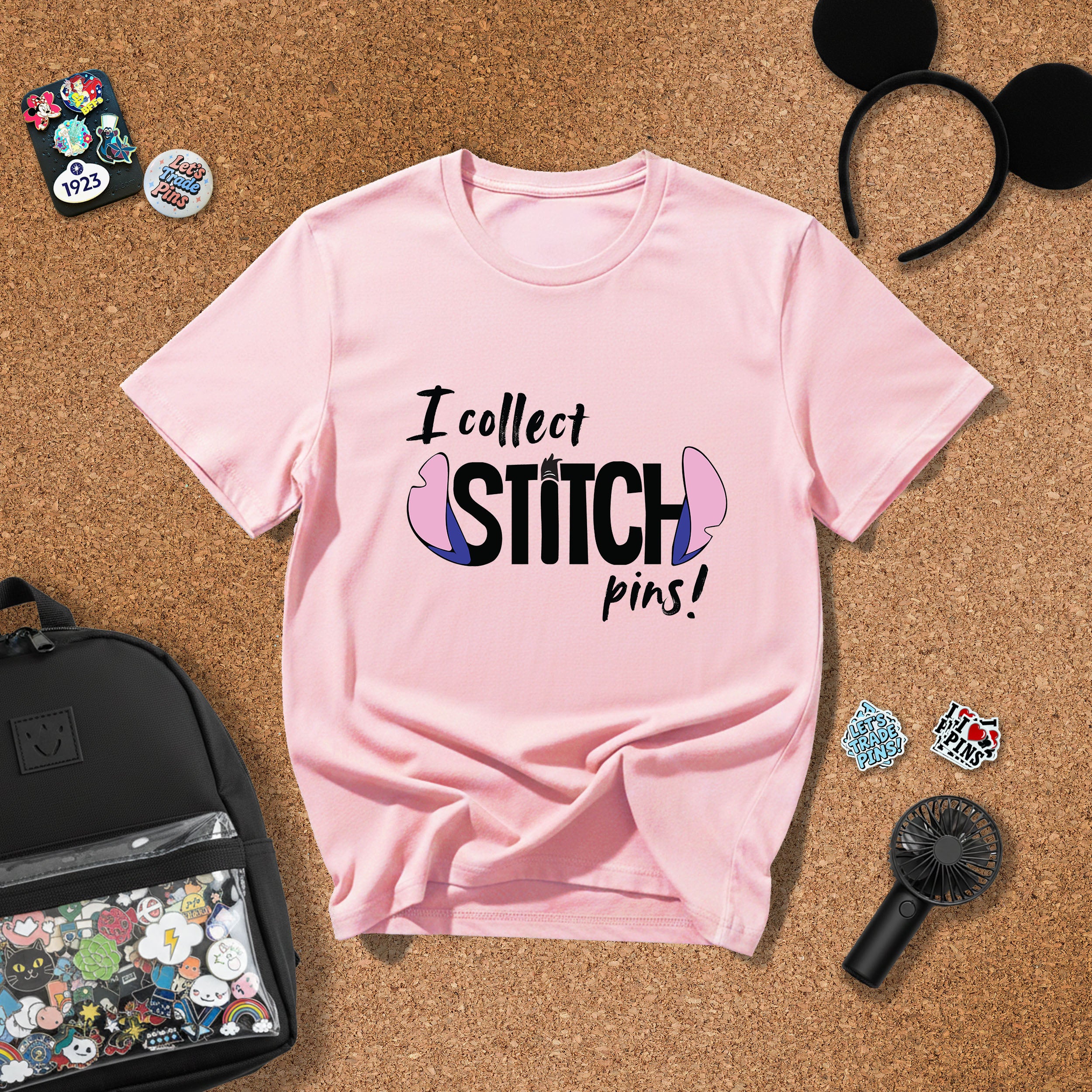 PRE-ODER!!! - I Collect Stitch Pins! - T-Shirt for Pin Traders