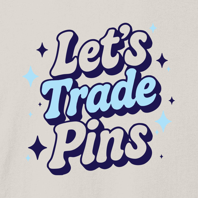 Let's Trade Pins! Vintage-Look T-Shirt for Pin Traders
