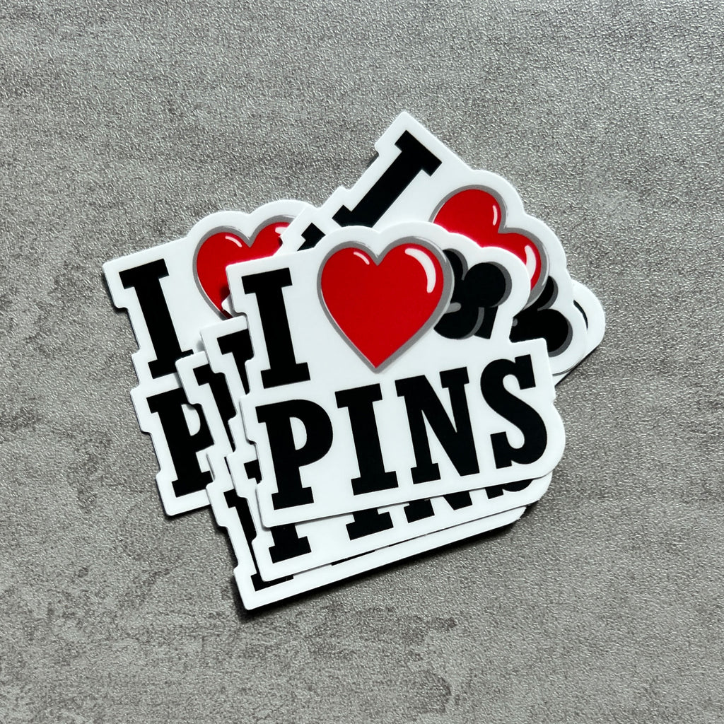 Cling for ITA Bag Pin Book Window - I Heart Pins