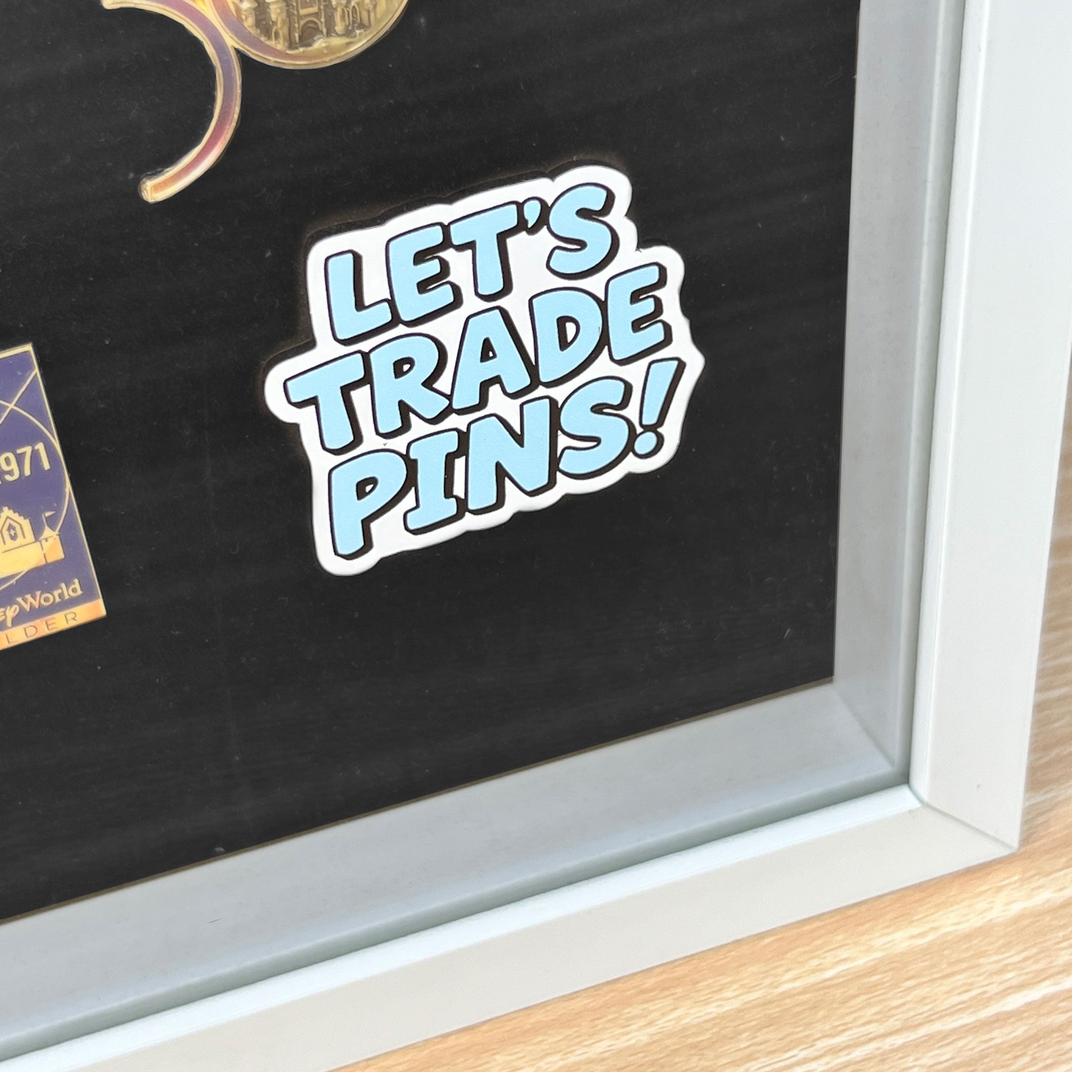 Cling for ITA Bags and Pin Book Windows - Let's Trade Pins!